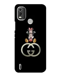 Чохол для Nokia C21 Plus з картинкою «Мінні Маус на лого»