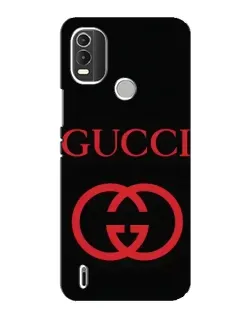 Чохол для Nokia C21 Plus з картинкою «Gucci — червоний логотип»