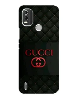 Чохол для Nokia C21 Plus з картинкою «Gucci — стьобаний чорний»