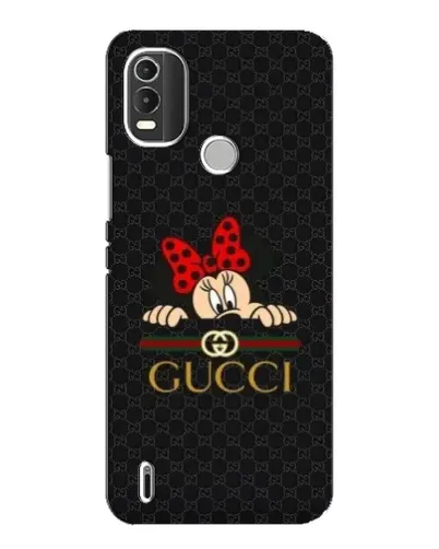 Чохол для Nokia C21 Plus з картинкою «Мінні Маус Gucci — чорний» Чохол для Nokia C21 Plus з картинкою «Мінні Маус Gucci — чорний»