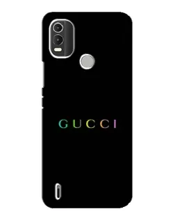 Чехол для Nokia C21 Plus с картинкой «Gucci — неоновый минимализм»