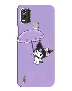 Чохол для Nokia C21 Plus з картинкою «Kuromi з парасолькою» Чохол для Nokia C21 Plus з картинкою «Kuromi з парасолькою»