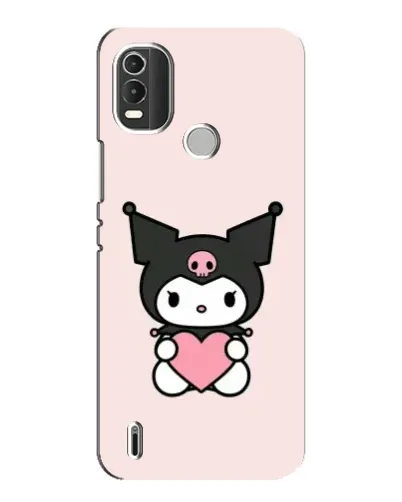 Чохол для Nokia C21 Plus з картинкою «Kuromi та серце»