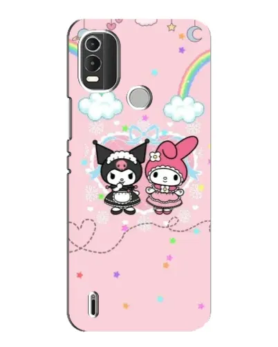 Чохол для Nokia C21 Plus з картинкою «My Melody та Kuromi»
