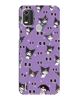 Чохол для Nokia C21 Plus з картинкою «Kuromi — патерн» Чохол для Nokia C21 Plus з картинкою «Kuromi — патерн»