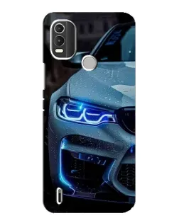 Чохол для Nokia C21 Plus з картинкою «Погляд BMW з синіми фарами» Чохол для Nokia C21 Plus з картинкою «Погляд BMW з синіми фарами»