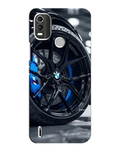 Чохол для Nokia C21 Plus з картинкою «Колесо BMW зблизька»
