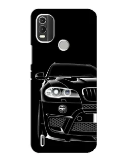 Чохол для Nokia C21 Plus з картинкою «Темний силует BMW»