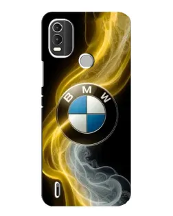 Чохол для Nokia C21 Plus з картинкою «Золотистий дим BMW»