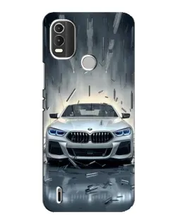 Чохол для Nokia C21 Plus з картинкою «BMW у світлі фар»