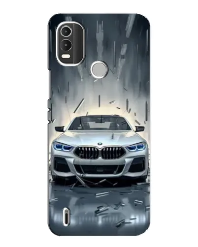 Чохол для Nokia C21 Plus з картинкою «BMW у світлі фар»