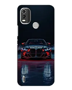 Чохол для Nokia C21 Plus з картинкою «BMW на мокрій дорозі»