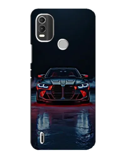 Чохол для Nokia C21 Plus з картинкою «BMW на мокрій дорозі»