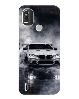 Чохол для Nokia C21 Plus з картинкою «BMW крізь туман»