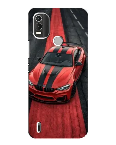 Чохол для Nokia C21 Plus з картинкою «BMW на червоній доріжці»