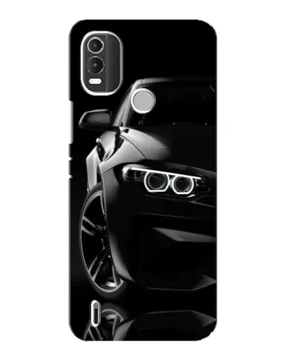 Чехол для Nokia C21 Plus с картинкой «Черная BMW — профиль» Чехол для Nokia C21 Plus с картинкой «Черная BMW — профиль»