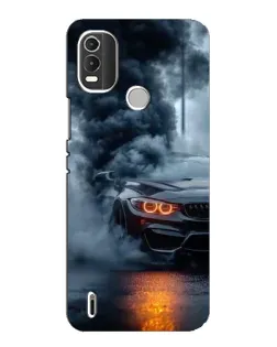 Чехол для Nokia C21 Plus с картинкой «BMW M-Power — абстракция»