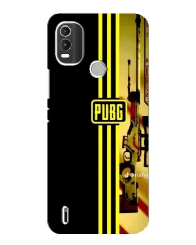 Чехол для Nokia C21 Plus с картинкой «PUBG — камуфляжный шлем»