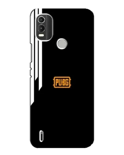 Чехол для Nokia C21 Plus с картинкой «PUBG — вертикальные линии»
