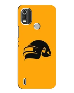 Чехол для Nokia C21 Plus с картинкой «PUBG — золотой шлем»