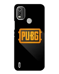 Чехол для Nokia C21 Plus с картинкой «PUBG — рамка лого»