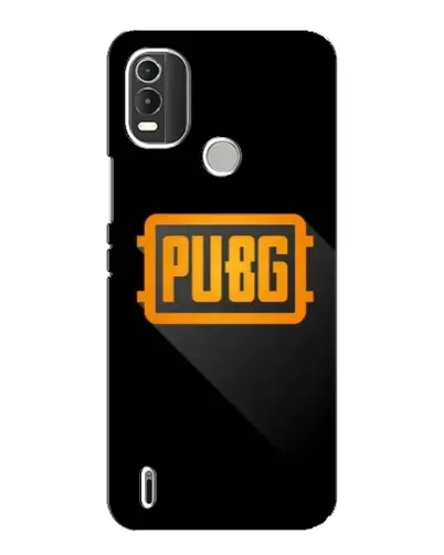 Чехол для Nokia C21 Plus с картинкой «PUBG — рамка лого»