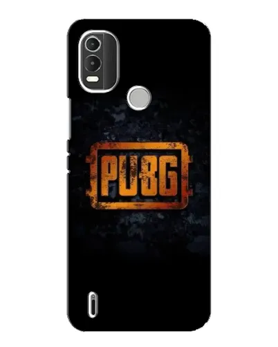 Чехол для Nokia C21 Plus с картинкой «PUBG — золотой логотип»