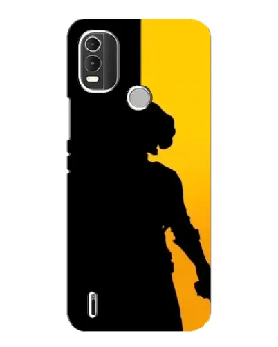 Чехол для Nokia C21 Plus с картинкой «Тень воина PUBG»