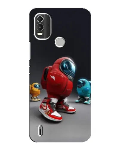 Чохол для Nokia C21 Plus з картинкою «Among Us — 3D стиль»