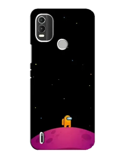 Чохол для Nokia C21 Plus з картинкою «Самотній герой на планеті»