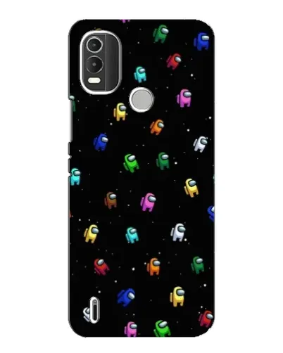 Чохол для Nokia C21 Plus з картинкою «Екіпаж Among Us»