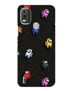 Чехол для Nokia C21 Plus с картинкой «Космический паттерн Among Us» Чехол для Nokia C21 Plus с картинкой «Космический паттерн Among Us»