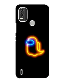 Чехол для Nokia C21 Plus с картинкой «Among Us неоновое сияние» Чехол для Nokia C21 Plus с картинкой «Among Us неоновое сияние»