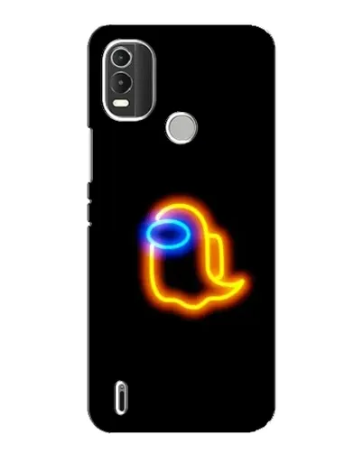 Чохол для Nokia C21 Plus з картинкою «Among Us неонове сяйво»