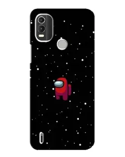 Чохол для Nokia C21 Plus з картинкою «Червоний Among Us»