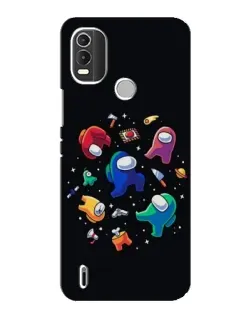 Чохол для Nokia C21 Plus з картинкою «Among Us космос»