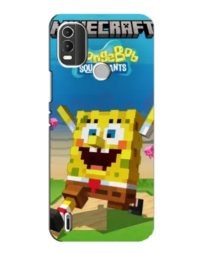 Чохол для Nokia C21 Plus з картинкою «Губка Боб Minecraft» Чохол для Nokia C21 Plus з картинкою «Губка Боб Minecraft»