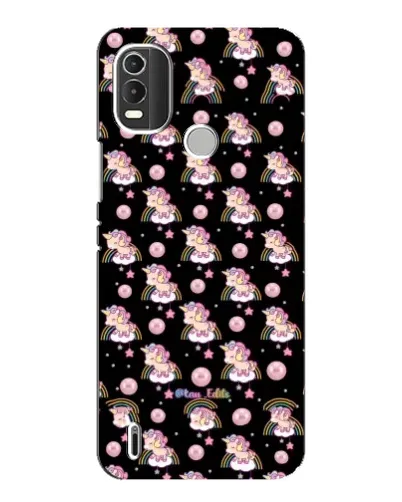 Чехол для Nokia C21 Plus с картинкой «Magic Unicorn паттерн» Чехол для Nokia C21 Plus с картинкой «Magic Unicorn паттерн»