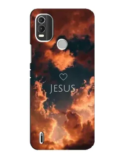 Чохол для Nokia C21 Plus з картинкою «Сяйво Імені Jesus»