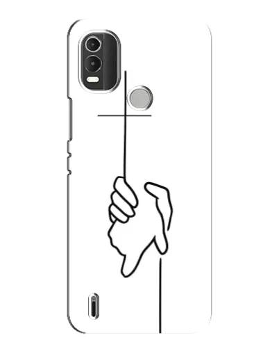 Чохол для Nokia C21 Plus з картинкою «Рука тримає»