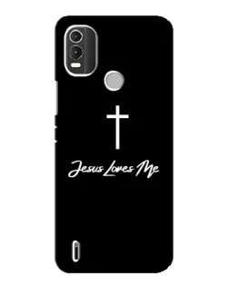 Чохол для Nokia C21 Plus з картинкою «Ісус любить тебе»