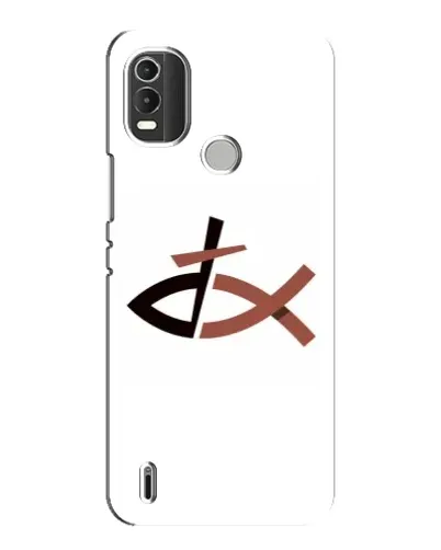 Чохол для Nokia C21 Plus з картинкою «Риба та хрест»