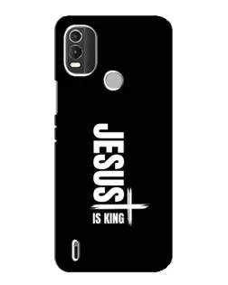 Чохол для Nokia C21 Plus з картинкою «Вертикаль віри Jesus»
