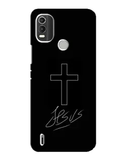 Чохол для Nokia C21 Plus з картинкою «Графічний хрест Jesus» Чохол для Nokia C21 Plus з картинкою «Графічний хрест Jesus»
