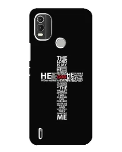 Чохол для Nokia C21 Plus з картинкою «Текстовий хрест» Чохол для Nokia C21 Plus з картинкою «Текстовий хрест»