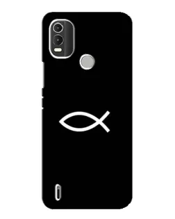 Чохол для Nokia C21 Plus з картинкою «Символ риби Jesus» Чохол для Nokia C21 Plus з картинкою «Символ риби Jesus»