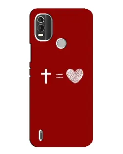 Чохол для Nokia C21 Plus з картинкою «Рівняння любові» Чохол для Nokia C21 Plus з картинкою «Рівняння любові»