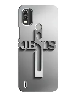 Чохол для Nokia C21 Plus з картинкою «Металевий хрест Jesus» Чохол для Nokia C21 Plus з картинкою «Металевий хрест Jesus»