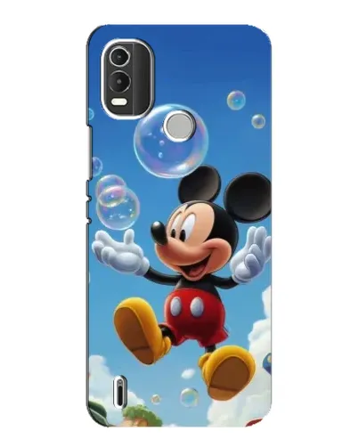 Чехол для Nokia C21 Plus с картинкой «Mickey и мыльные пузыри» Чехол для Nokia C21 Plus с картинкой «Mickey и мыльные пузыри»