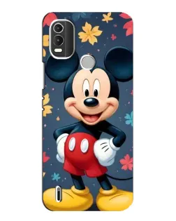 Чехол для Nokia C21 Plus с картинкой «Осенний Mickey Mouse»